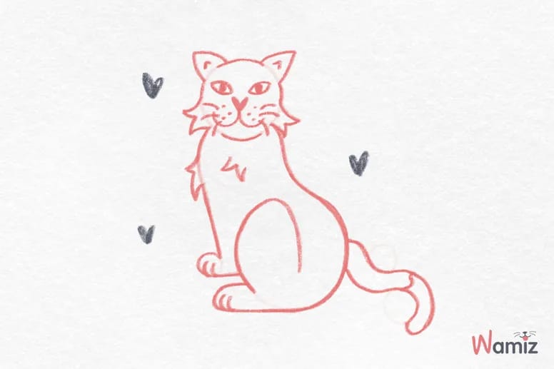 How to Draw a Simple Cat for Kids